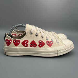 Converse Play Hearts Chuck Taylor 70 Womens 10 Mens 8 Low Lace Shoes Sneakers